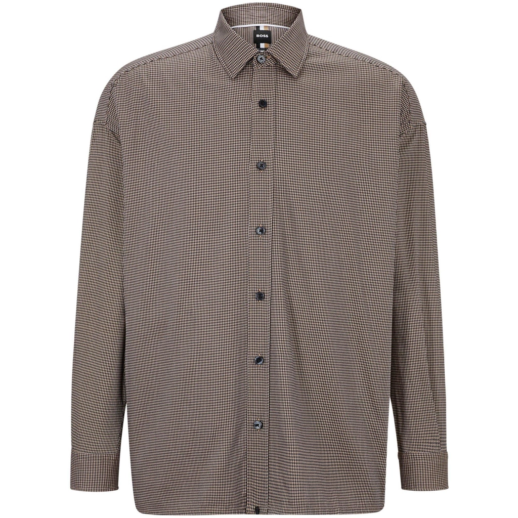 Hugo Boss Drew Long Sleeve Shirt - Beige 260
